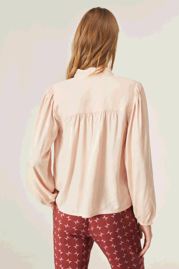Pink long-sleeved top