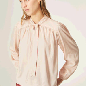Pink long-sleeved top