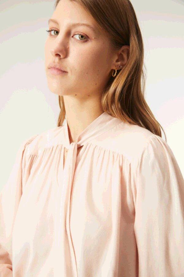 Pink long-sleeved top