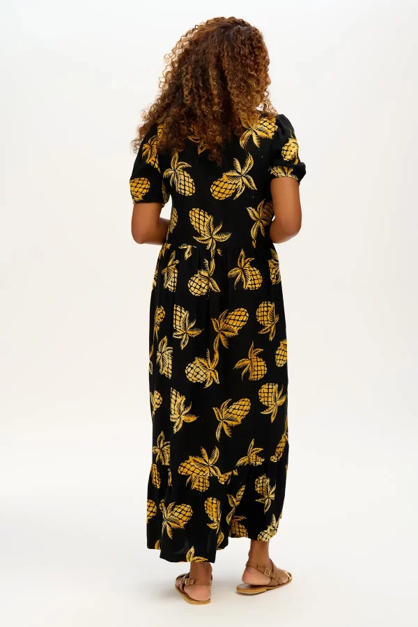Augusta Midi Shirt Dress - Navy, Underwater Scene