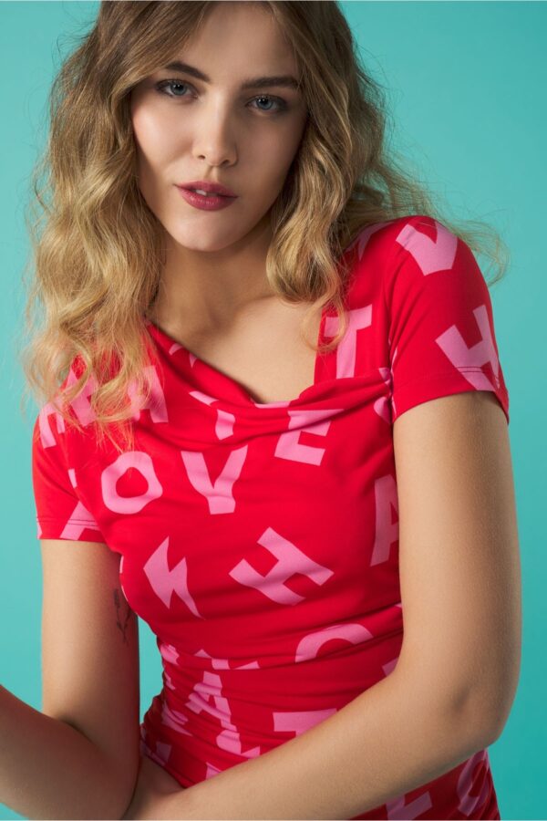 Red love dress
