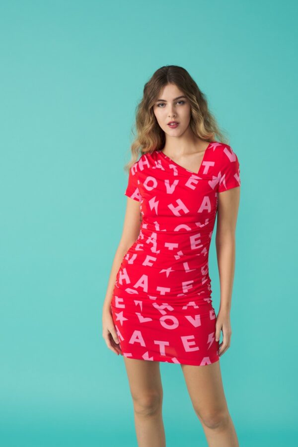 Red love dress
