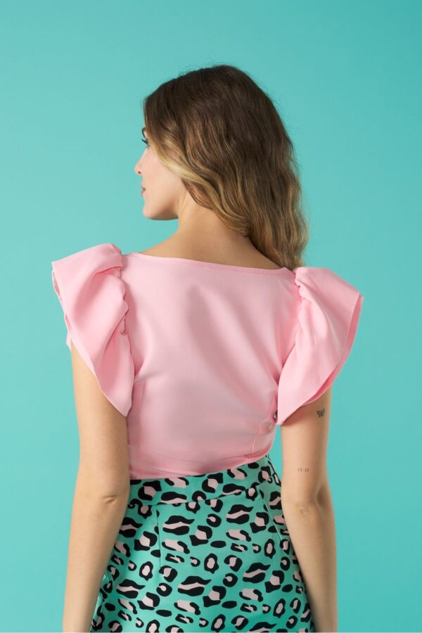 Pink greta top