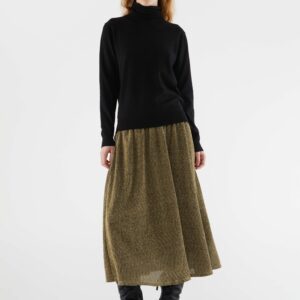 Gold metallic skirt