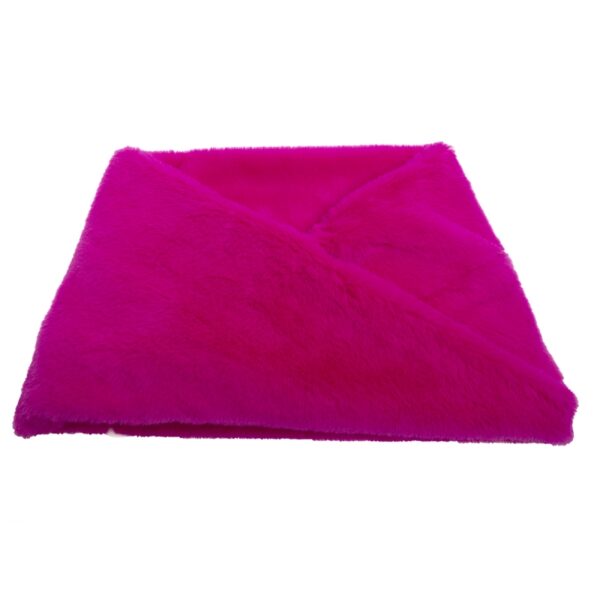 Faux fur infinity scarf