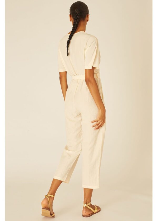 VISCOSE PLAYSUIT CREAM