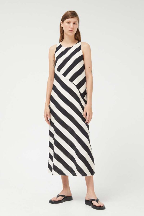 Long striped dress Cruela