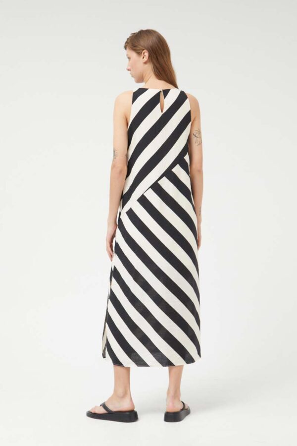 Long striped dress Cruela