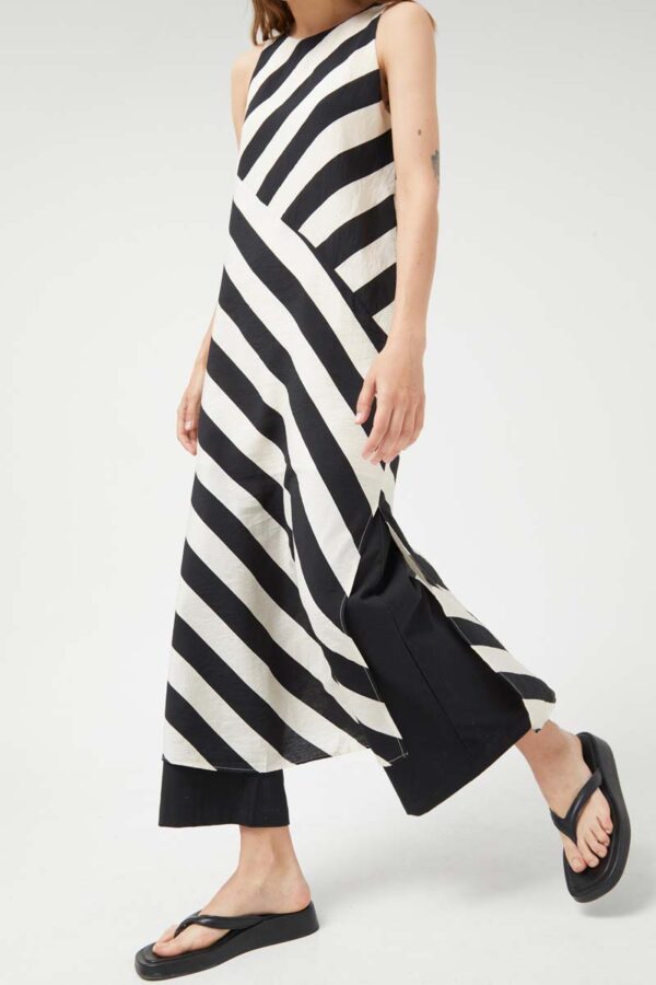 Long striped dress Cruela
