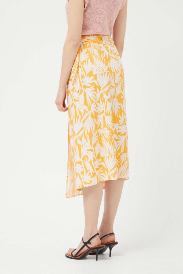 Yellow maxi skirt