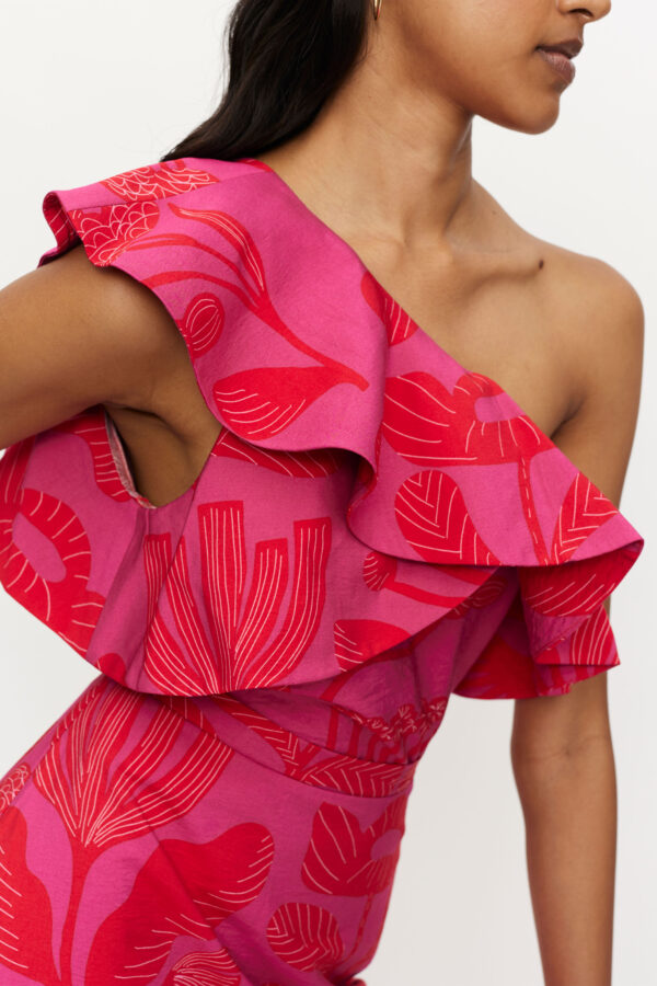 Pink floral top