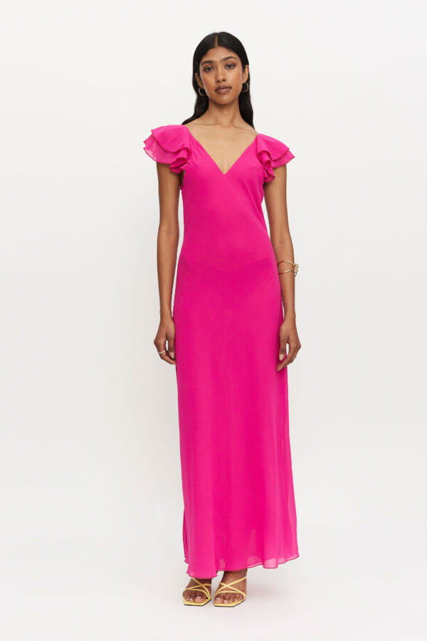 Pink maxi dress