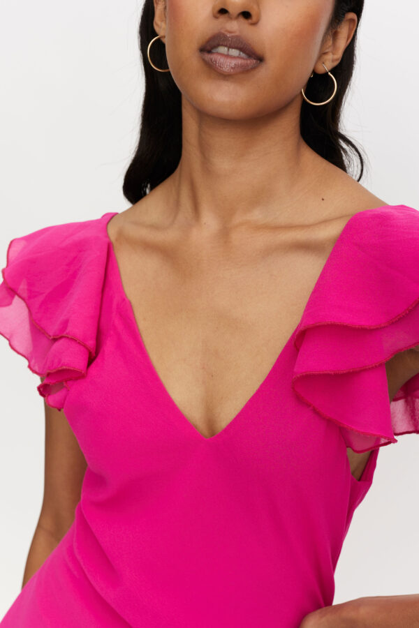 Pink maxi dress