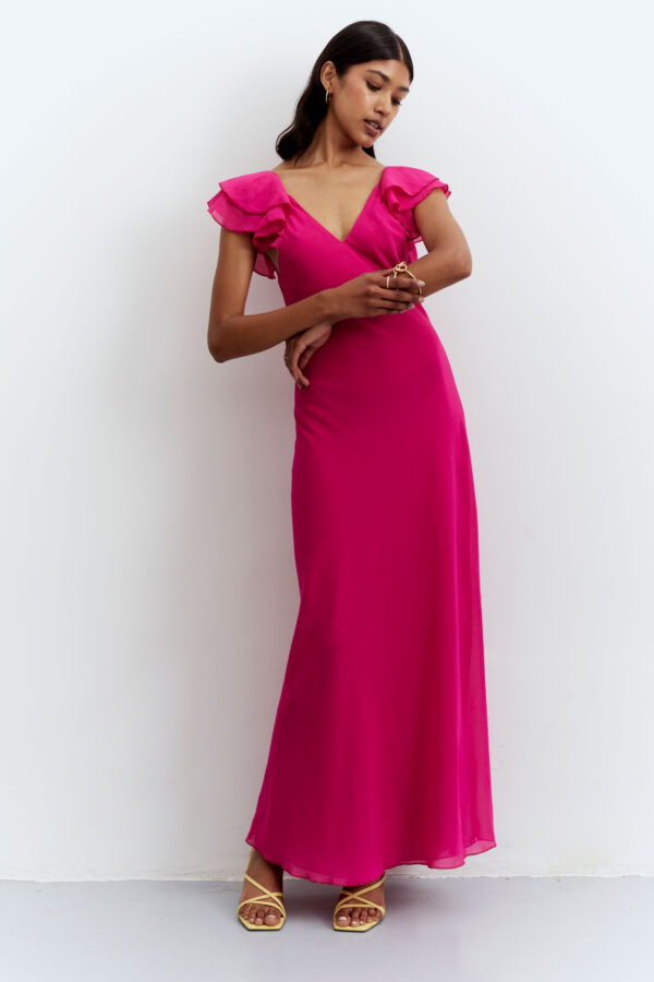 Pink maxi dress