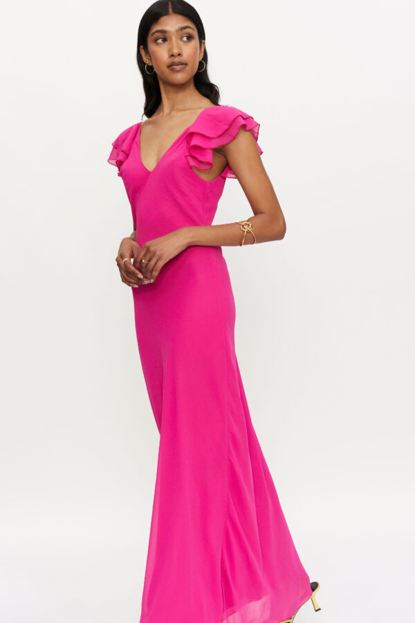 Pink maxi dress