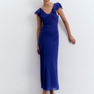 Blue maxi dress