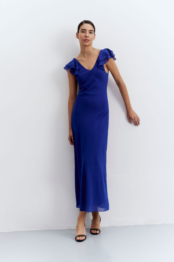 Blue maxi dress
