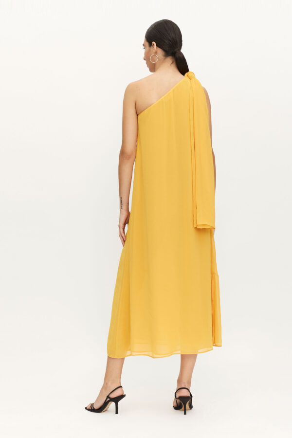 Yellow maxi dress