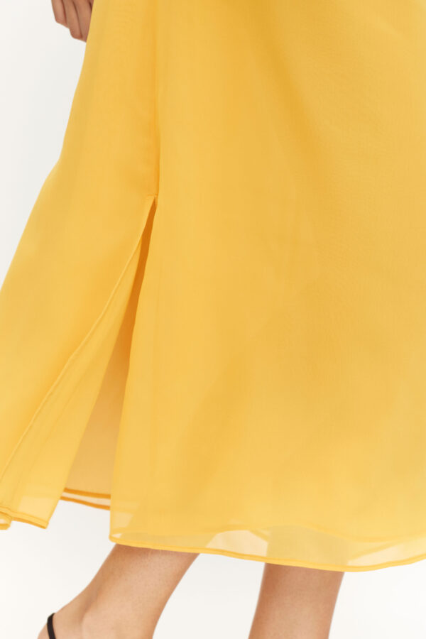 Yellow maxi dress