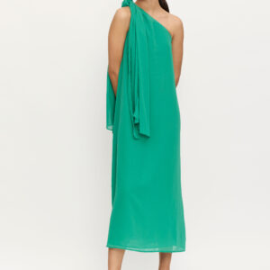 Green maxi dress