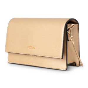 Elegant Nobo messenger bag with a gold flap