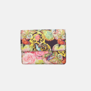 Nobo messenger bag on a chain with flowers, multicolored