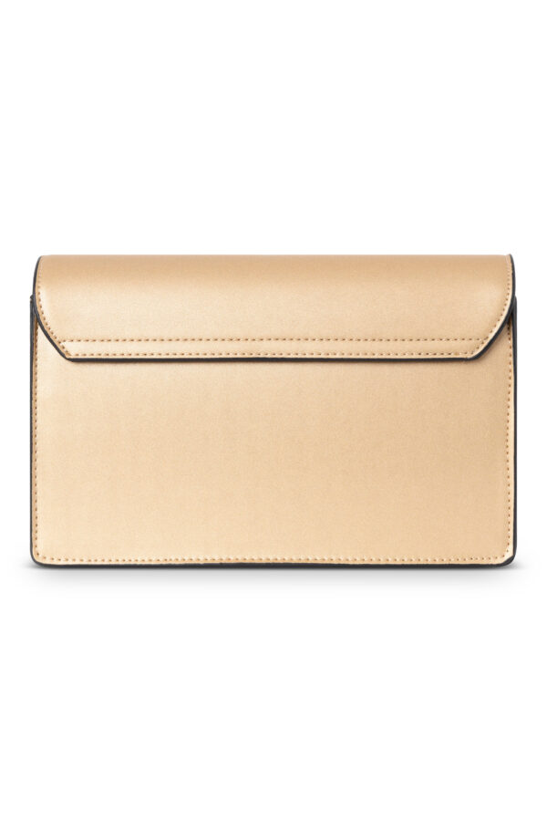 Elegant Nobo messenger bag with a gold flap