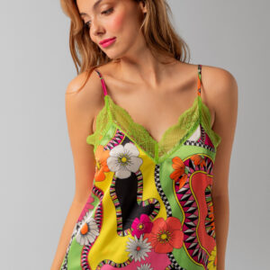 Blusa Lencera - Floreciendo