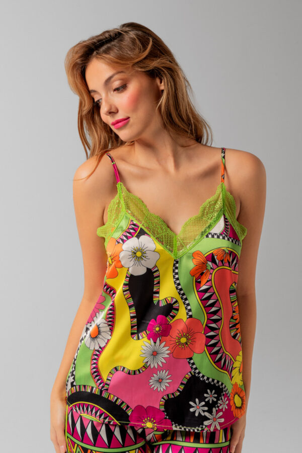 Blusa Lencera - Floreciendo