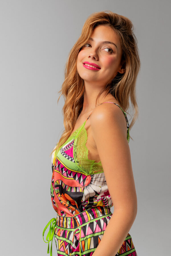 Blusa Lencera - Floreciendo