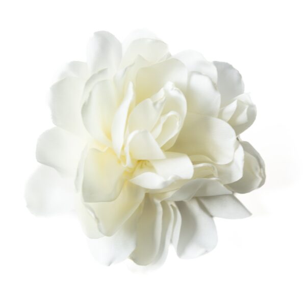 Fabric flower brooch and hair clip
