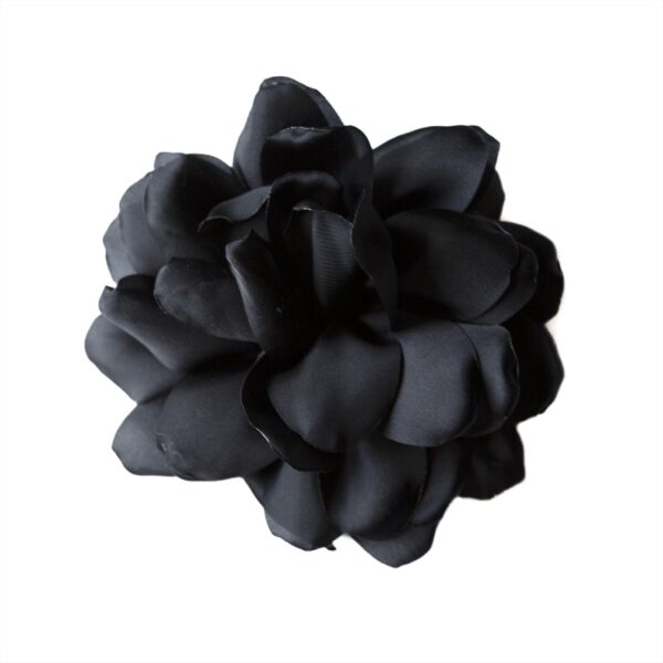 Fabric flower brooch and hair clip