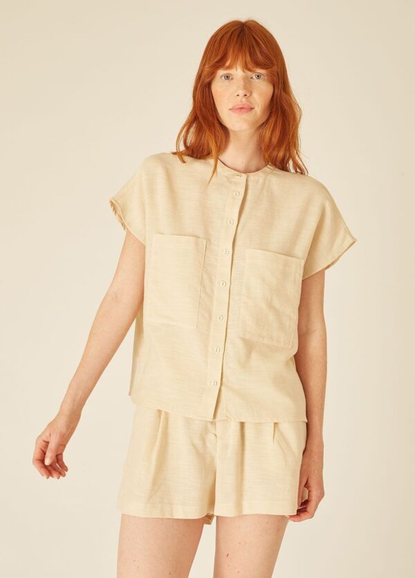 LINEN SHIRT CREAM