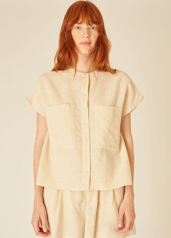 LINEN SHIRT CREAM