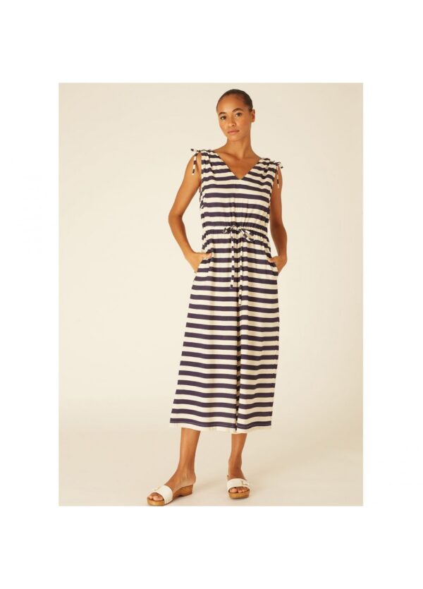 NAVY STRIPES PLAYSUIT