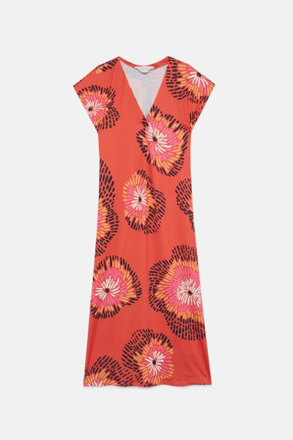 Vestido túnica floral Jacaranda