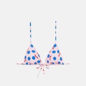 Top bikini triangular estampado Yuzu Beach