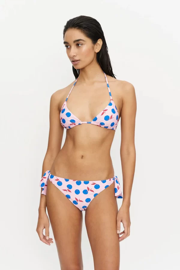 Top bikini triangular estampado Yuzu Beach