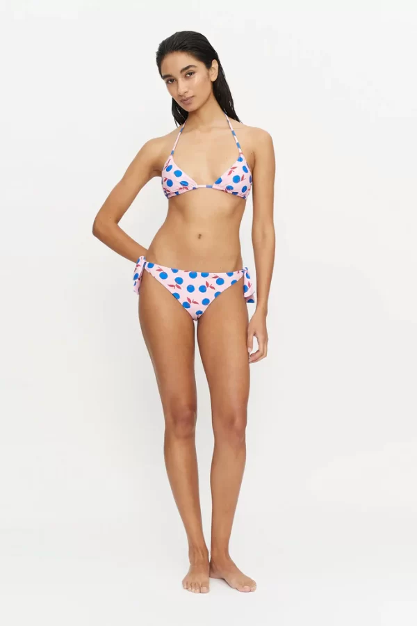 Top bikini triangular estampado Yuzu Beach