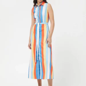 Vestido largo rayas Beach Stripes