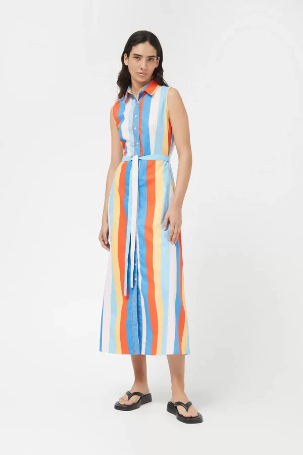 Vestido largo rayas Beach Stripes
