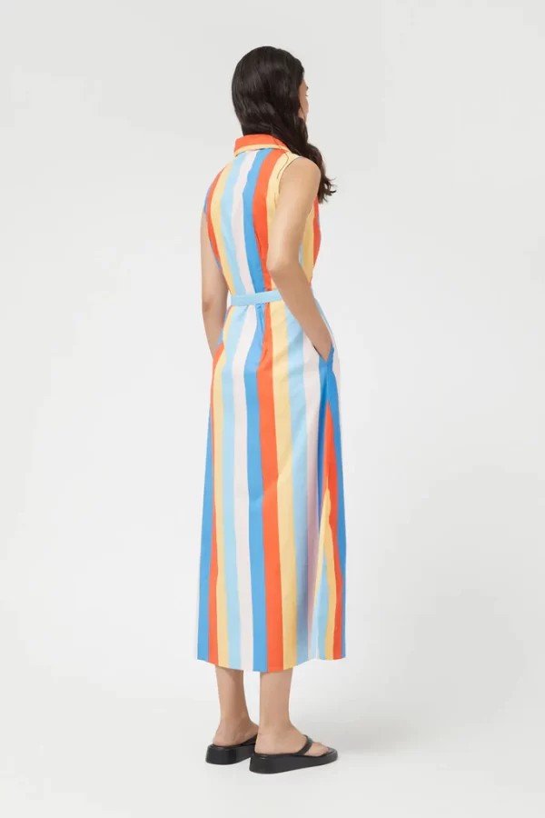 Vestido largo rayas Beach Stripes