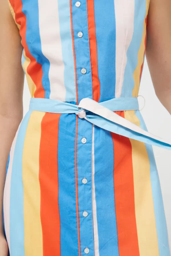 Vestido largo rayas Beach Stripes