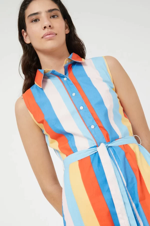 Vestido largo rayas Beach Stripes