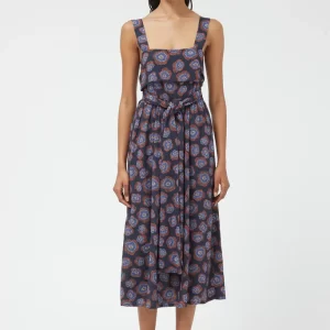 Vestido midi floral Jacaranda