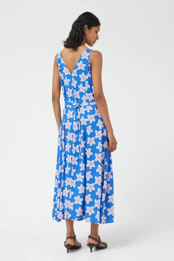 Vestido largo viscosa LENZING™ ECOVERO™ de estrellas