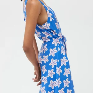 Vestido largo viscosa LENZING™ ECOVERO™ de estrellas