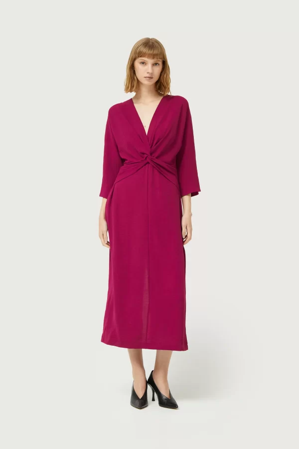 Magenta long dress