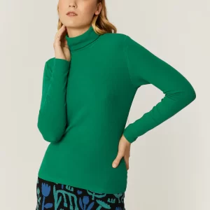 TOP CANALE CUELLO ALTO VERDE