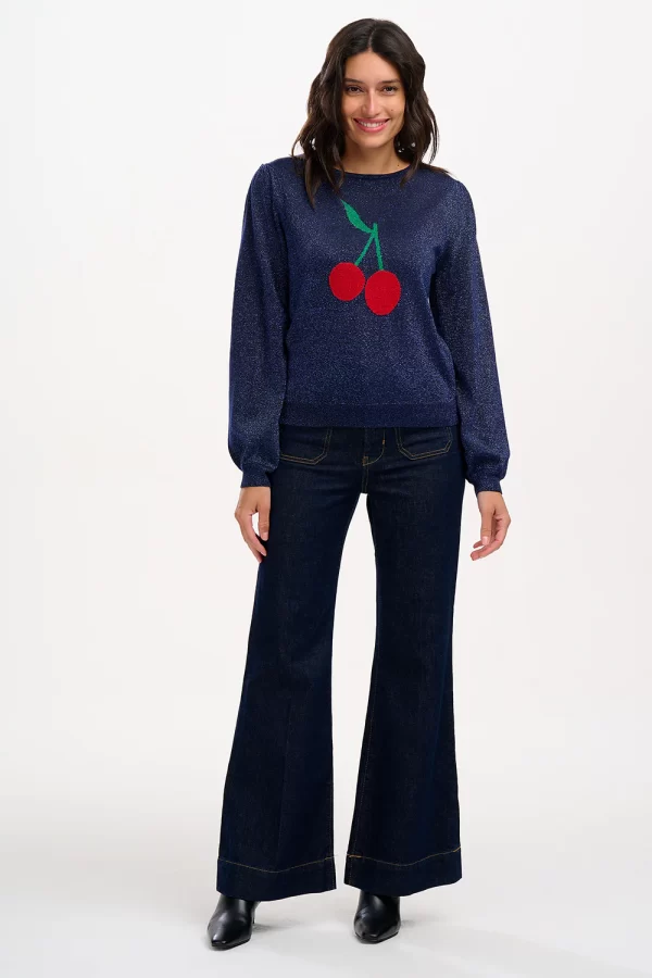 Tiff Jumper - Navy, Cherry Good